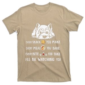 Funny I Will Be Watching You Westie Apparel For Dog Owners T-Shirt