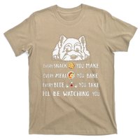 Funny I Will Be Watching You Westie Apparel For Dog Owners T-Shirt