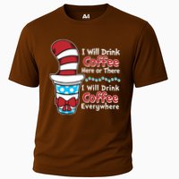 Funny I Will Drink Coffee Here Or There Everywhere Performance Shirt