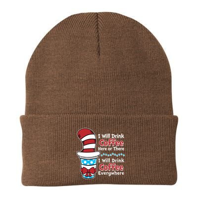 Funny I Will Drink Coffee Here Or There Everywhere Beanie