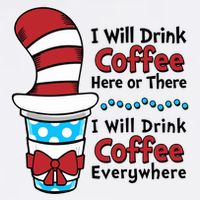 Funny I Will Drink Coffee Here Or There Everywhere Garment-Dyed Sweatshirt