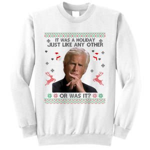 Funny It Was A Holiday Just Like Any Other Or Was It Raglan Sweatshirt