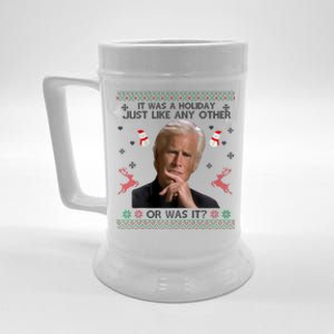 Funny It Was A Holiday Just Like Any Other Or Was It Raglan Beer Stein