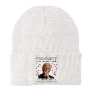 Funny It Was A Holiday Just Like Any Other Or Was It Raglan Knit Cap Winter Beanie