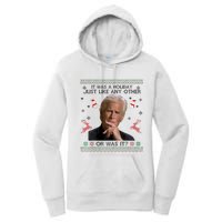 Funny It Was A Holiday Just Like Any Other Or Was It Raglan Women's Pullover Hoodie