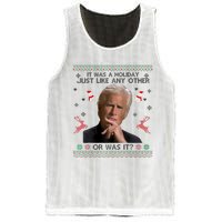 Funny It Was A Holiday Just Like Any Other Or Was It Raglan Mesh Reversible Basketball Jersey Tank