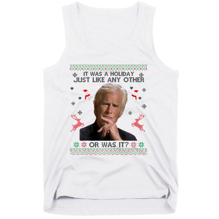 Funny It Was A Holiday Just Like Any Other Or Was It Raglan Tank Top