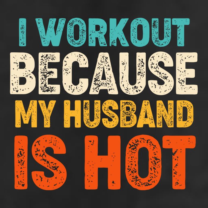 Funny I Workout Because My Husband Is Hot Adult Drive Performance Visor