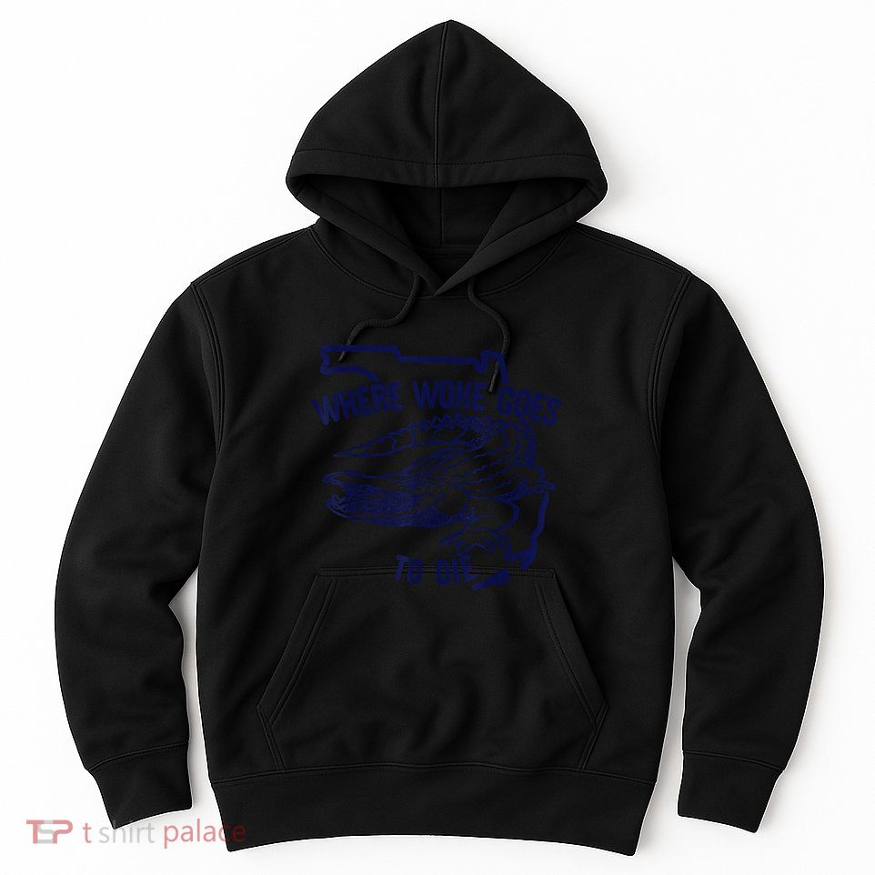 Florida Is Where Woke Goes To Die DeSantis Florida Funny Hoodie