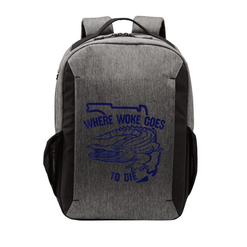 Florida Is Where Woke Goes To Die DeSantis Florida Funny Vector Backpack