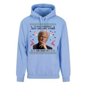 Funny It Was A Holiday Just Like Any Other Or Was It Sweat Unisex Surf Hoodie