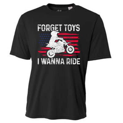 Forget I Wanna Ride Motocross Dirt Bike Mx Racing Cooling Performance Crew T-Shirt