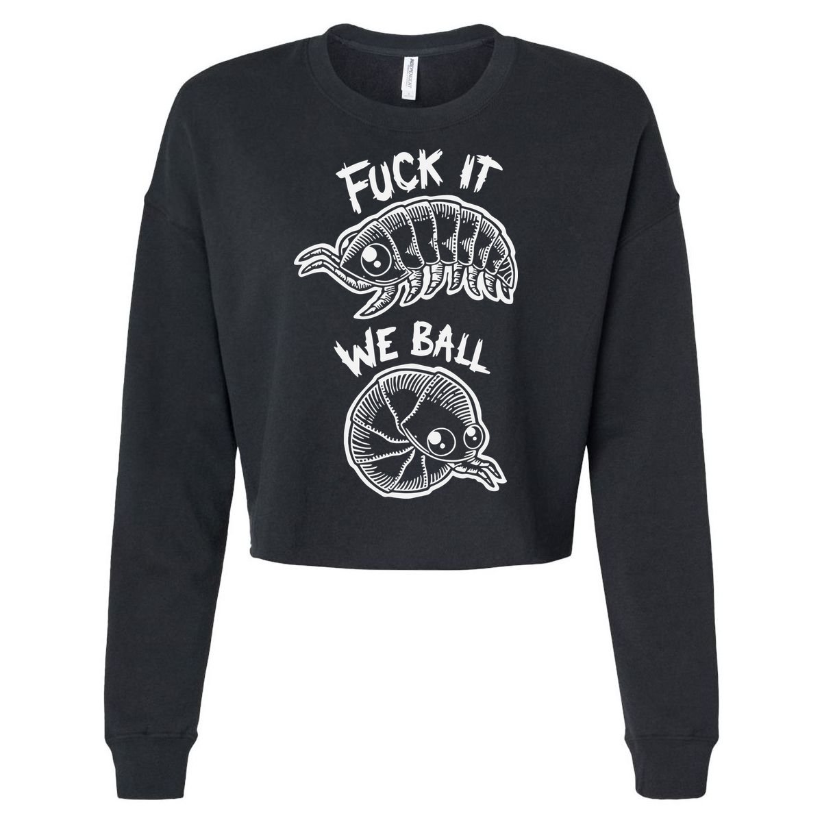 Fuck It We Ball Olafh Ace Cropped Pullover Crew