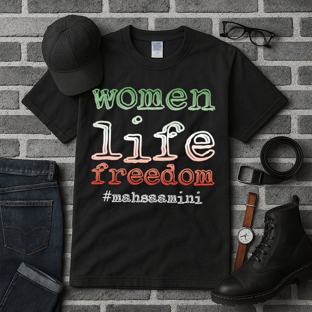 Free Iran | Women Life Freedom | Rise With The Women Of Iran Tall T-Shirt