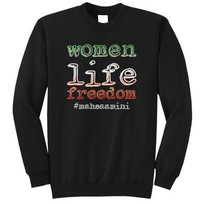 Free Iran | Women Life Freedom | Rise With The Women Of Iran Tall Sweatshirt