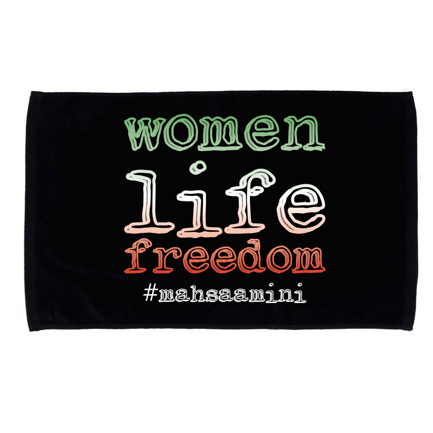 Free Iran | Women Life Freedom | Rise With The Women Of Iran Microfiber Hand Towel