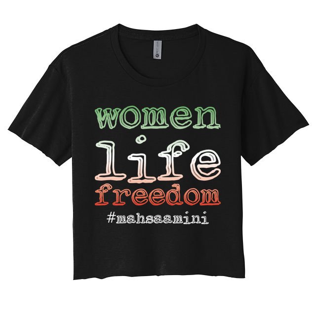 Free Iran | Women Life Freedom | Rise With The Women Of Iran Crop Top