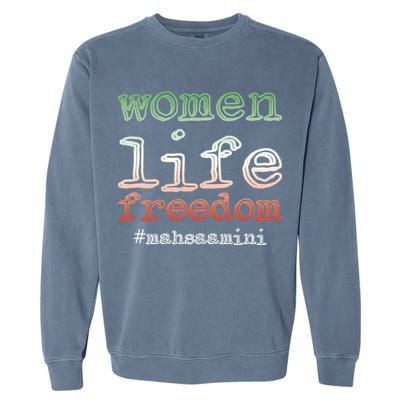 Free Iran | Women Life Freedom | Rise With The Women Of Iran Garment-Dyed Sweatshirt