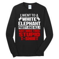 Funny I Went To A White Elephant Christmas Xmas Tall Long Sleeve T-Shirt