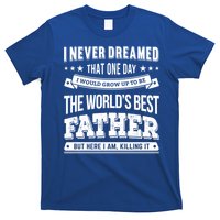 Father Idea Worlds Best Fathers Great Gift T-Shirt