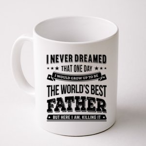 Father Idea Worlds Best Fathers Great Gift Coffee Mug