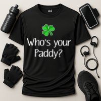 Funny Irish Whose Your Paddy St Patricks Gift Cooling Performance Crew T-Shirt