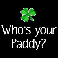 Funny Irish Whose Your Paddy St Patricks Gift Wool Snapback Cap