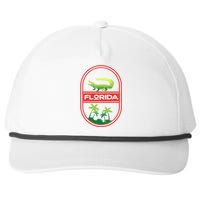 Florida Is Where Woke Goes To Die Crocodile Alligator Snapback Five-Panel Rope Hat