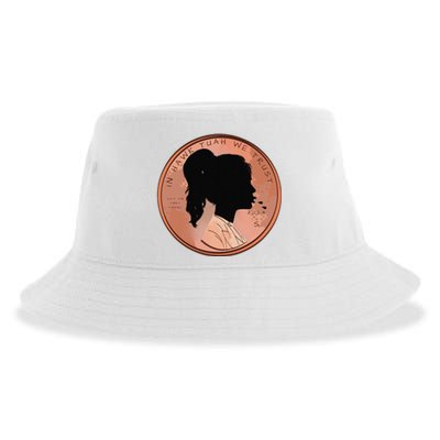 Funny In We Trust Spit On That Thang 2024 Penny Sustainable Bucket Hat