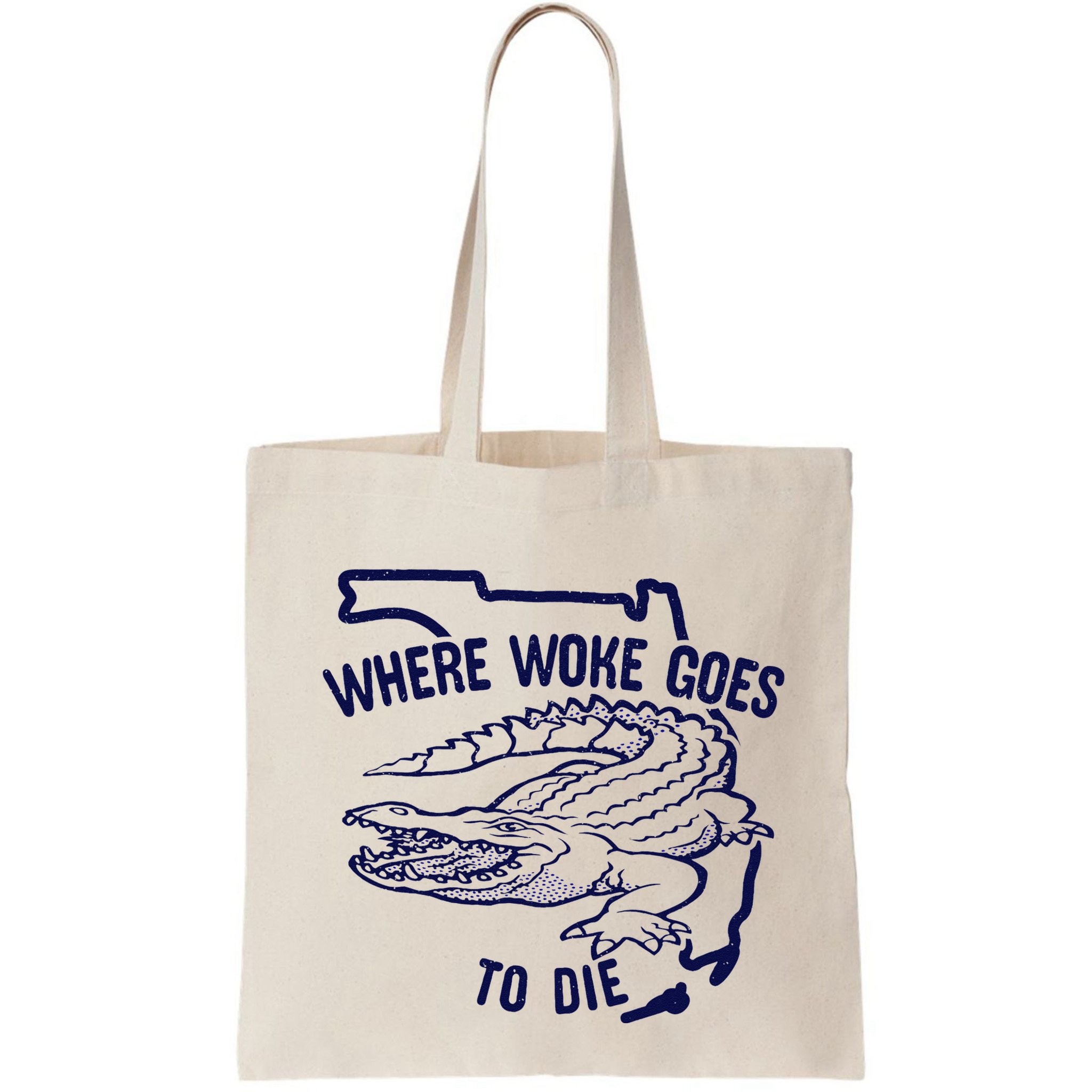 Florida Is Where Woke Goes To Die DeSantis Florida Funny Bag