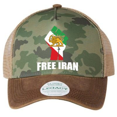 Free Iran Women Life Freedom Mahsa Amini Protest Legacy Tie Dye Trucker Hat