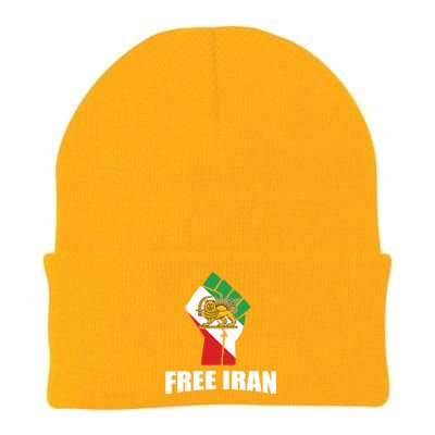 Free Iran Women Life Freedom Mahsa Amini Protest Knit Cap Winter Beanie