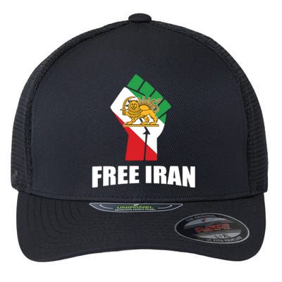 Free Iran Women Life Freedom Mahsa Amini Protest Flexfit Unipanel Trucker Cap