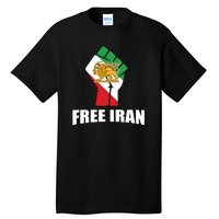 Free Iran Women Life Freedom Mahsa Amini Protest Tall T-Shirt