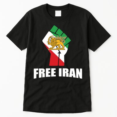 Free Iran Women Life Freedom Mahsa Amini Protest Tall T-Shirt