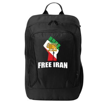 Free Iran Women Life Freedom Mahsa Amini Protest City Backpack