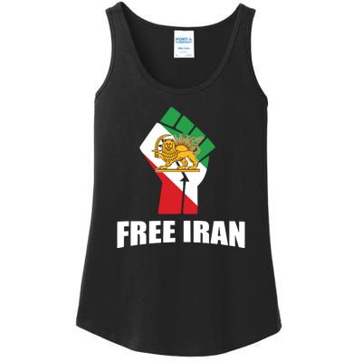 Free Iran Women Life Freedom Mahsa Amini Protest Ladies Essential Tank