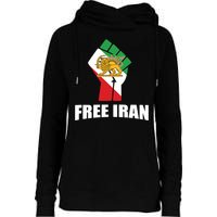 Free Iran Women Life Freedom Mahsa Amini Protest Womens Funnel Neck Pullover Hood