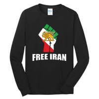 Free Iran Women Life Freedom Mahsa Amini Protest Tall Long Sleeve T-Shirt