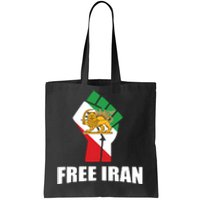 Free Iran Women Life Freedom Mahsa Amini Protest Tote Bag