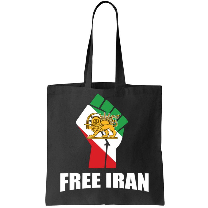 Free Iran Women Life Freedom Mahsa Amini Protest Tote Bag