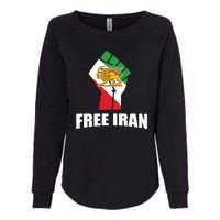 Free Iran Women Life Freedom Mahsa Amini Protest Womens California Wash Sweatshirt