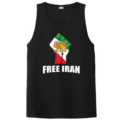 Free Iran Women Life Freedom Mahsa Amini Protest PosiCharge Competitor Tank