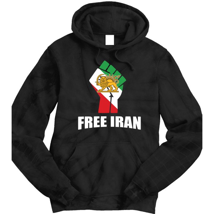 Free Iran Women Life Freedom Mahsa Amini Protest Tie Dye Hoodie