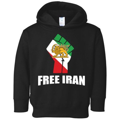 Free Iran Women Life Freedom Mahsa Amini Protest Toddler Hoodie