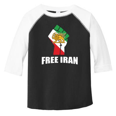 Free Iran Women Life Freedom Mahsa Amini Protest Toddler Fine Jersey T-Shirt