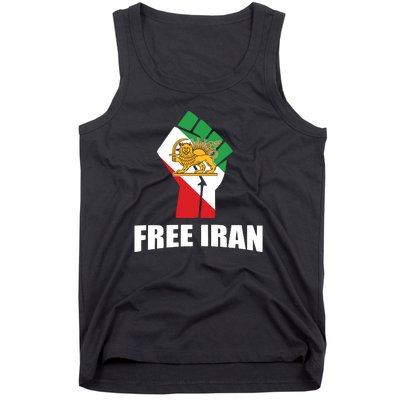 Free Iran Women Life Freedom Mahsa Amini Protest Tank Top