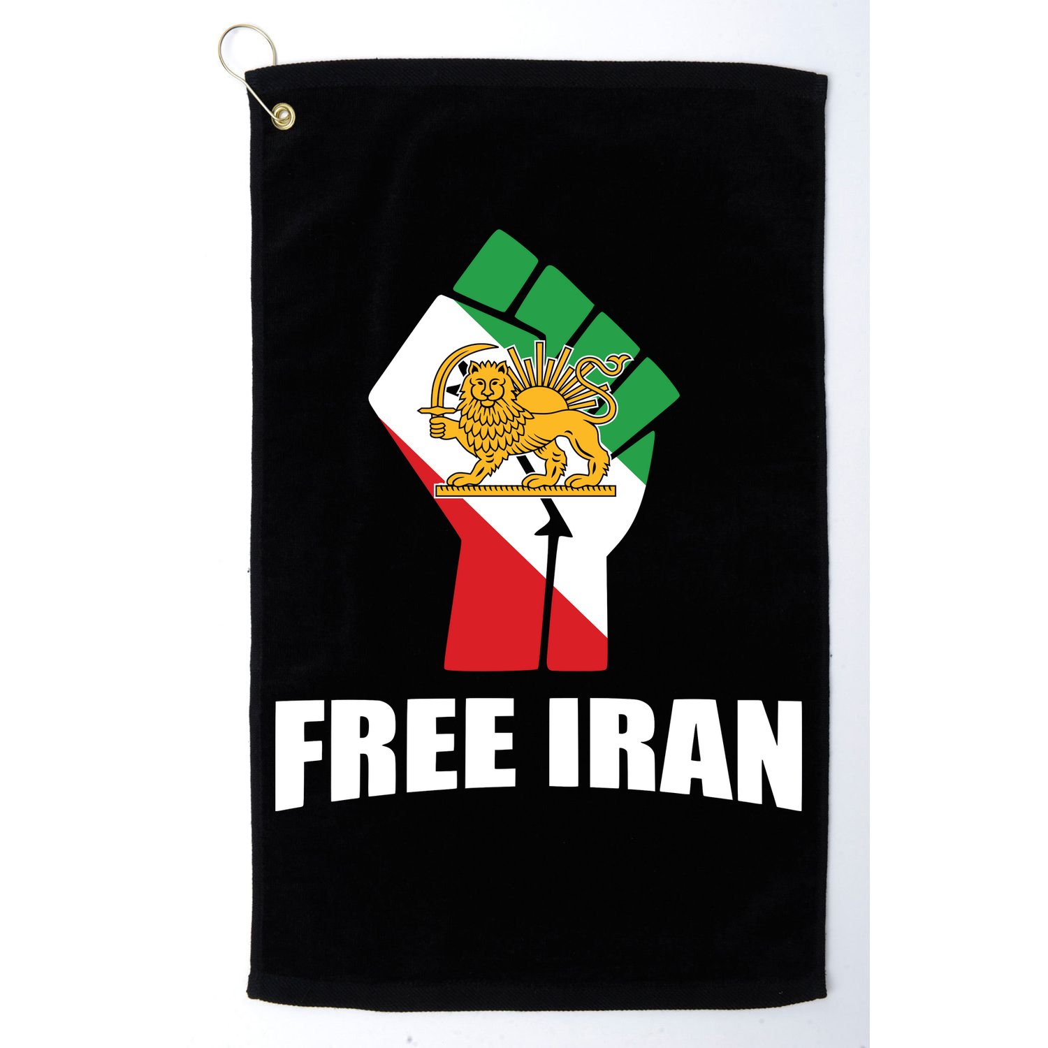 Free Iran Women Life Freedom Mahsa Amini Protest Golf Towel