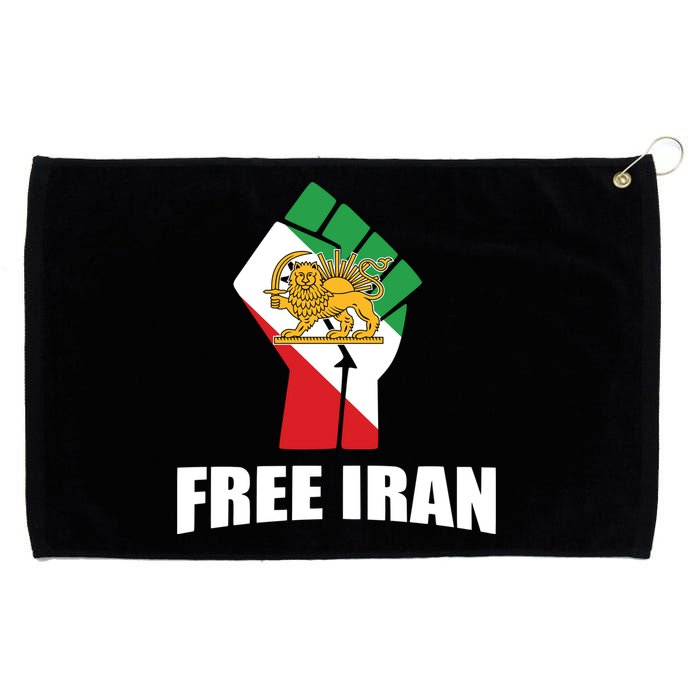 Free Iran Women Life Freedom Mahsa Amini Protest Grommeted Golf Towel