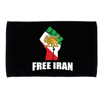 Free Iran Women Life Freedom Mahsa Amini Protest Microfiber Hand Towel